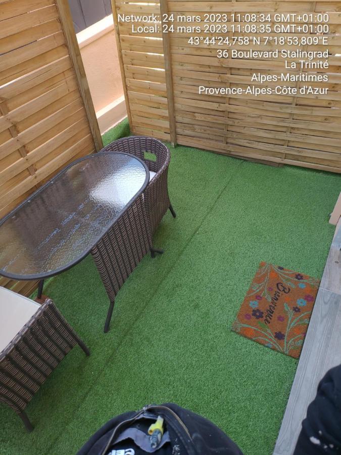 Studio 1 A La Trinite Proche De Nice, Monaco Et L'Italie Екстериор снимка